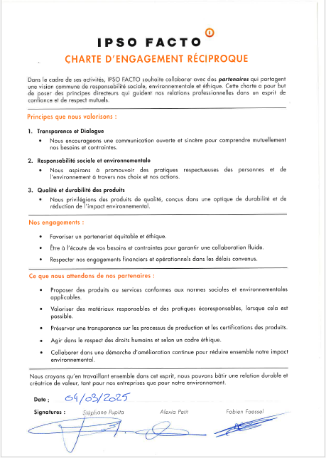 demarche RSE charte engagement reciproque ipso facto luxembourg
